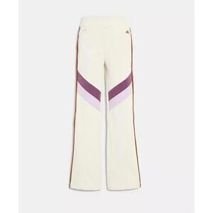 NWT Coach Color block Snow Pants  Women’s Size 10 Ivory And Purple  MSRP $450